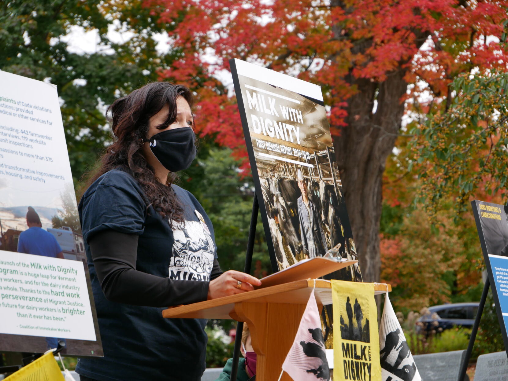 Marita Canedo, Migrant Justice, Taylor Park, 10-3-2020